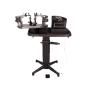 Preview: Gamma Momentum ELS Pro Besaitungsmaschine mit höhenverstellbarem Standfuß und Fußpedal