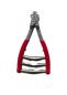 Preview: Professional starting clamp front view with red handle coating and three-spring clamping design