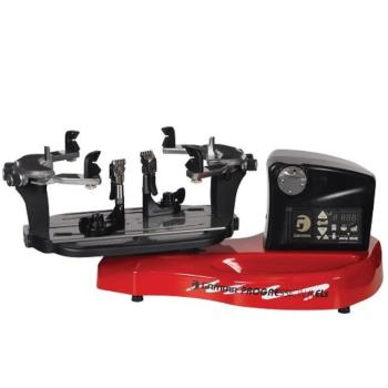 Gamma Progression II Els tabletop stringing machine in angled front view