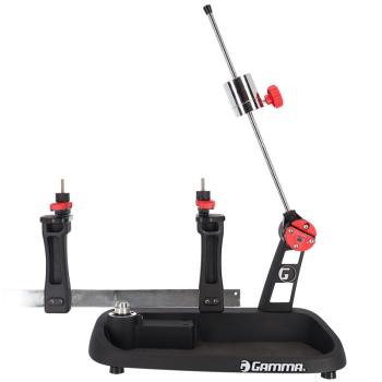 Gamma Momentum 2 tabletop stringing machine in front view