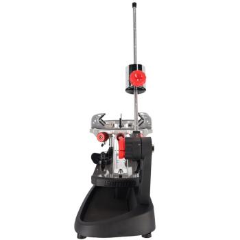 Preview: Gamma Momentum 6 Plus stringing machine in end view