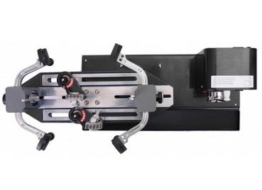 Penta Premium Stringer 8700 tabletop stringing machine in top view with 6-point mounting system