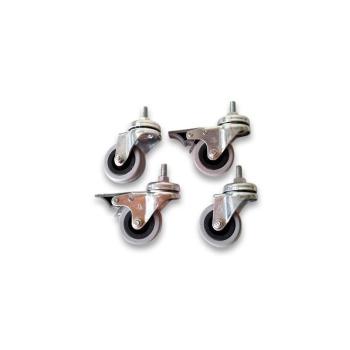 Gamma Standard Caster Set with four casters and two locking brakes