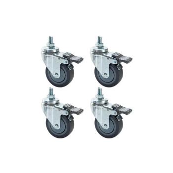 Gamma Premium/Professional Caster Set with four individually locking casters