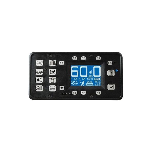 LCD control panel of the Gamma 8900 ELS SC stringing machine
