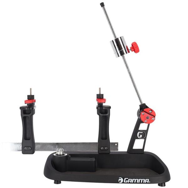 Gamma Momentum 2 tabletop stringing machine in front view