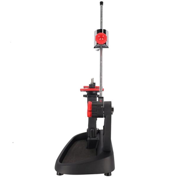Gamma Momentum 2 tabletop stringing machine in side view