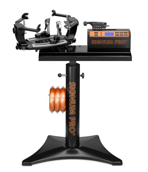 Signum Pro S-6700 Expert floor-standing model stringing machine in front view