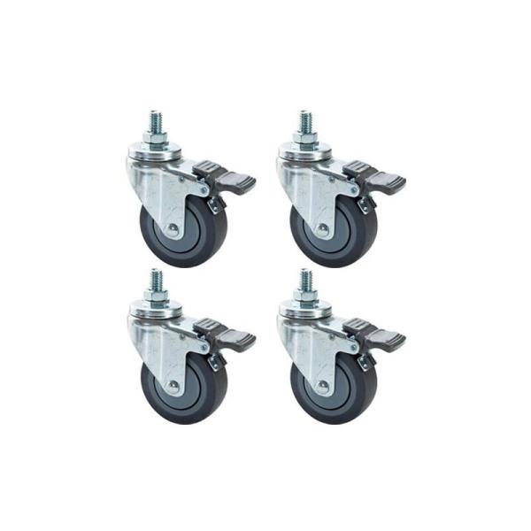 Gamma Premium/Professional Caster Set with four individually locking casters
